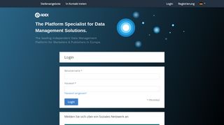 
                            2. Login - The ADEX GmbH - Softgarden