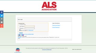 
                            3. Login - The ALS Association
