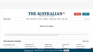 
                            1. Login | The Australian