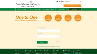 
                            12. Login | The Bone Marrow Foundation