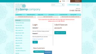 
                            7. Login - The Bump Company