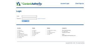 
                            1. Login | The Content Authority - Content Development & Article Writing ...