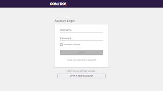 
                            5. Login - The Control™ Prepaid Mastercard