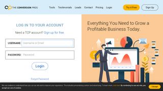 
                            3. Login - The Conversion Pros