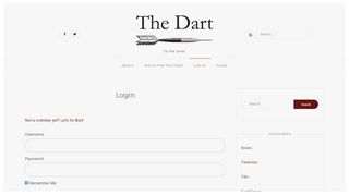 
                            10. Login - The Dart - TheDart.co
