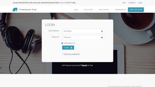 
                            9. Login | The Freelancer Club