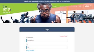 
                            13. Login - The Gym Group