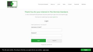 
                            10. Login | The Hermes Standard