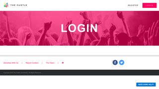 
                            2. Login | The Hustle Community