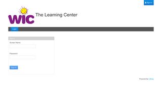 
                            12. Login - The Learning Center