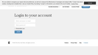 
                            4. Login « The New York Times in Education