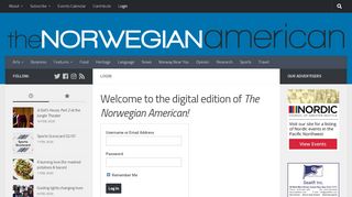 
                            11. Login - The Norwegian American