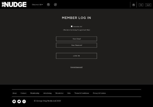 
                            1. Login | The Nudge London