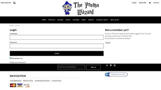 
                            7. Login The Promo Wizard