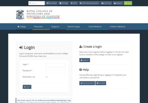 
                            7. Login - The Royal College of Physicians and Surgeons of Glasgow