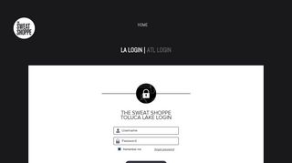 
                            10. Login – The Sweat Shoppe