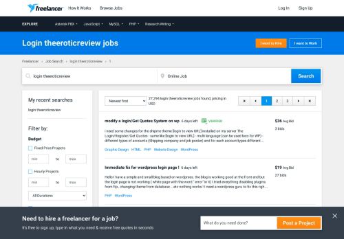 
                            9. Login theeroticreview Jobs, Employment | Freelancer
