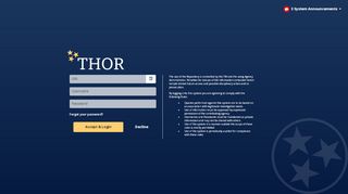 
                            6. Login - THOR - TN.gov