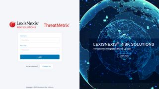 
                            1. Login | ThreatMetrix