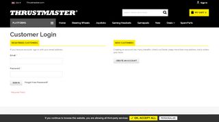 
                            1. Login - Thrustmaster Shop