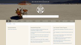 
                            3. Login - Tickets - Burning Man