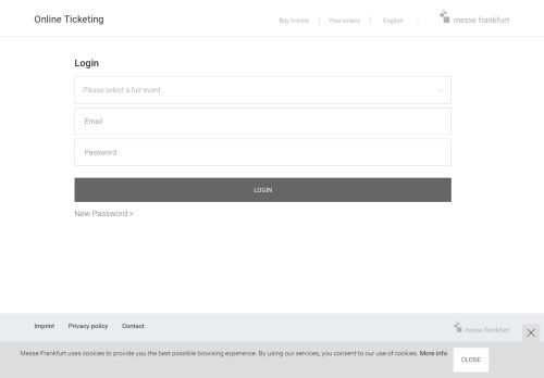 
                            3. Login - tickets.messefrankfurt.com
