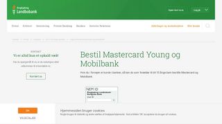 
                            8. Login til bestil Mastercard og Mobilbank - Ringkjøbing Landbobank