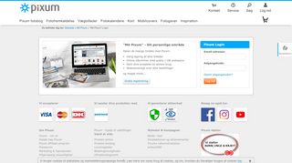 
                            1. Login til dit personlige område - Mit Pixum
