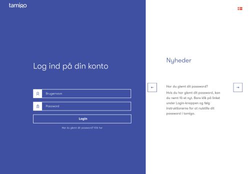 
                            1. Login til Tamigo