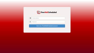 
                            2. Login - TimeWellScheduled