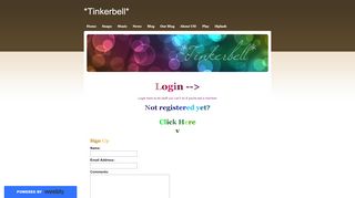 
                            9. Login - *Tinkerbell*