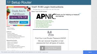 
                            3. Login to 1net1 R-90 Router - SetupRouter