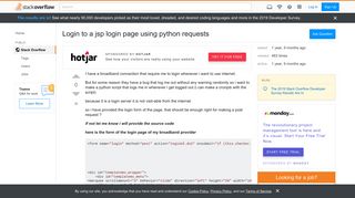 
                            3. Login to a jsp login page using python requests - Stack Overflow