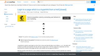 
                            6. Login to a page which is a hyperlink from a href - Stack Overflow