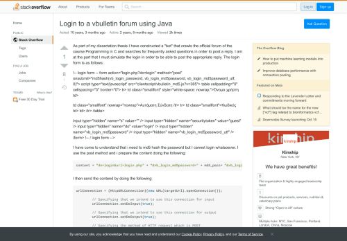 
                            6. Login to a vbulletin forum using Java - Stack Overflow