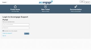 
                            4. Login to Accengage Support Portal - Support : Accengage