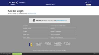 
                            9. Login to access your assets - Kaplan Test Prep