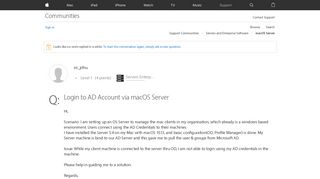 
                            1. Login to AD Account via macOS Server - Apple Community - Apple ...