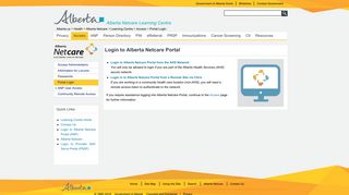 
                            4. Login to Alberta Netcare Portal, Netcare Learning Centre