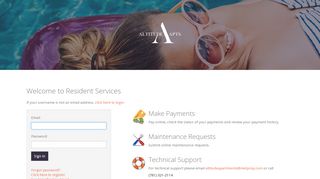 
                            12. Login to Altitude Apartments Resident Services | Altitude Apartments