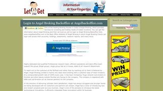 
                            9. Login to Angel Broking Backoffice at Angelbackoffice.com | letmeget ...