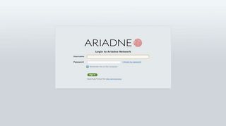 
                            13. Login to Ariadne Network