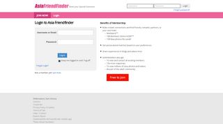 
                            4. Login to Asia Friendfinder