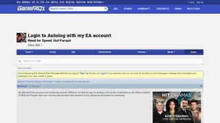 
                            8. Login to Autolog with my EA account - Need for Speed: Hot Pursuit ...