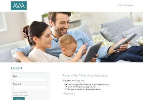
                            3. Login to AVIA to track your account | AVIA - RENTCafe