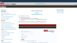 
                            7. Login to BKDconnect