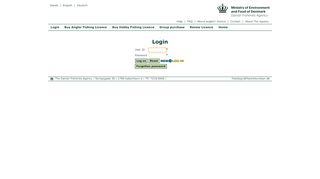 
                            2. Login to Buy Fishing Licence Application