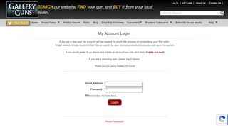 
                            2. Login to buy guns online at galleryofguns.com, best price, top brands ...