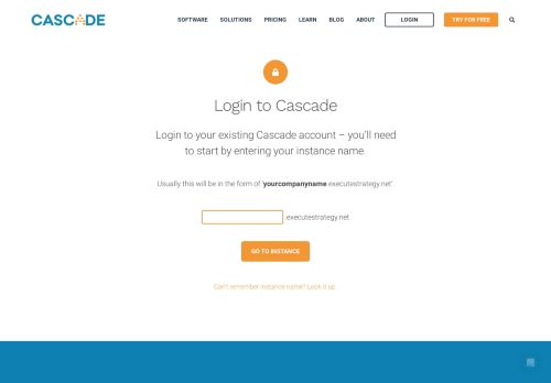 
                            4. Login to Cascade - Cascade Strategy