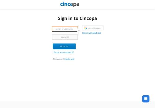 
                            1. Login to Cincopa